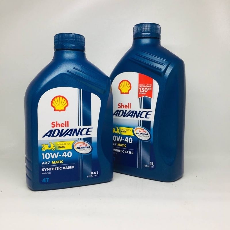 Oli Shell Advance AX7 10W 40 All Matic Scooter Vario Beat Honda