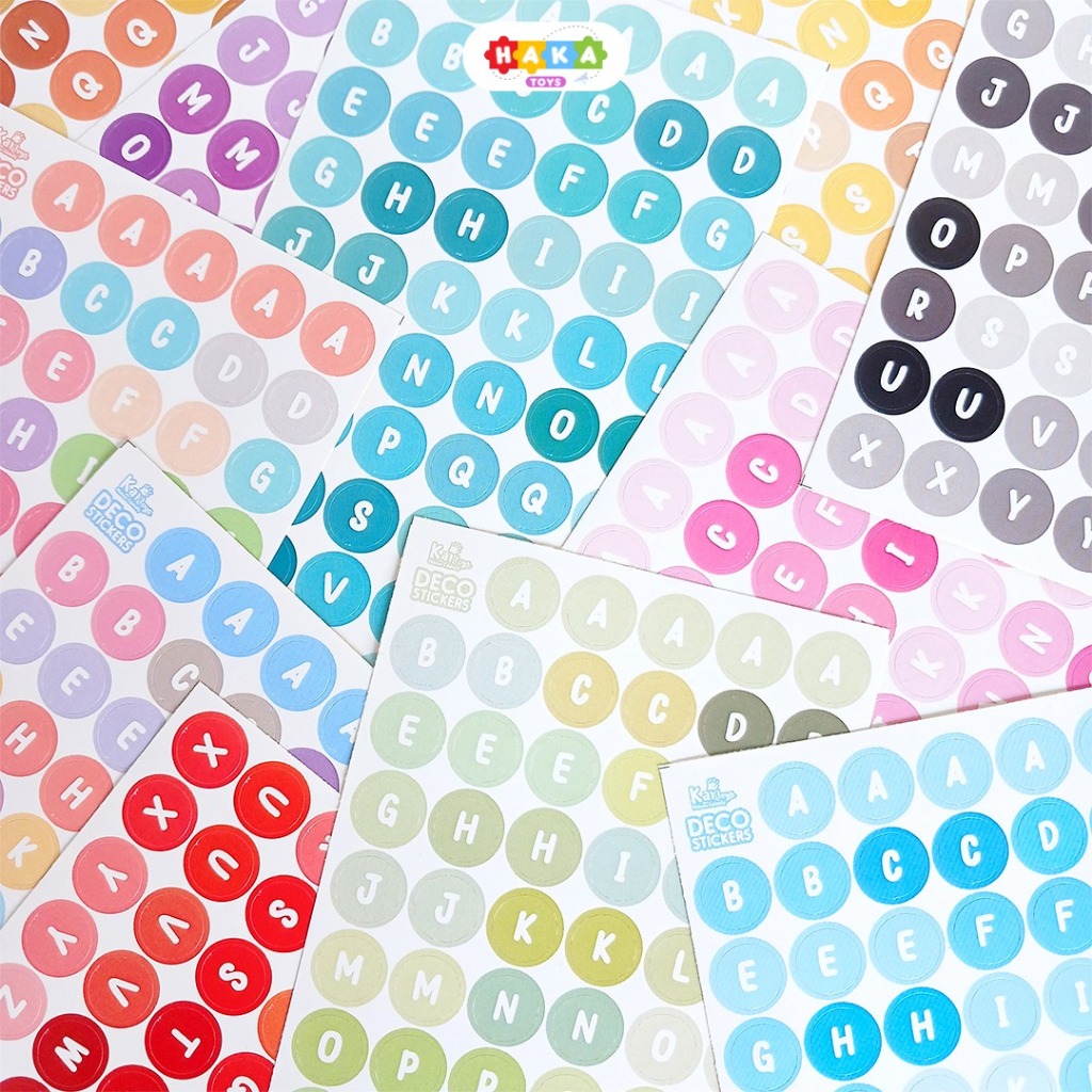 

Sticker Deco Huruf / Letter Sticker Tumblr Dekorasi DIY Scrapbook Keyboard Bujo Bullet Journal / Stiker Jurnal Huruf Aesthetic