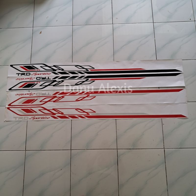 Stiker Trd Sportivo Avanza Xenia Calya / Stiker Trd Sportivo Universal