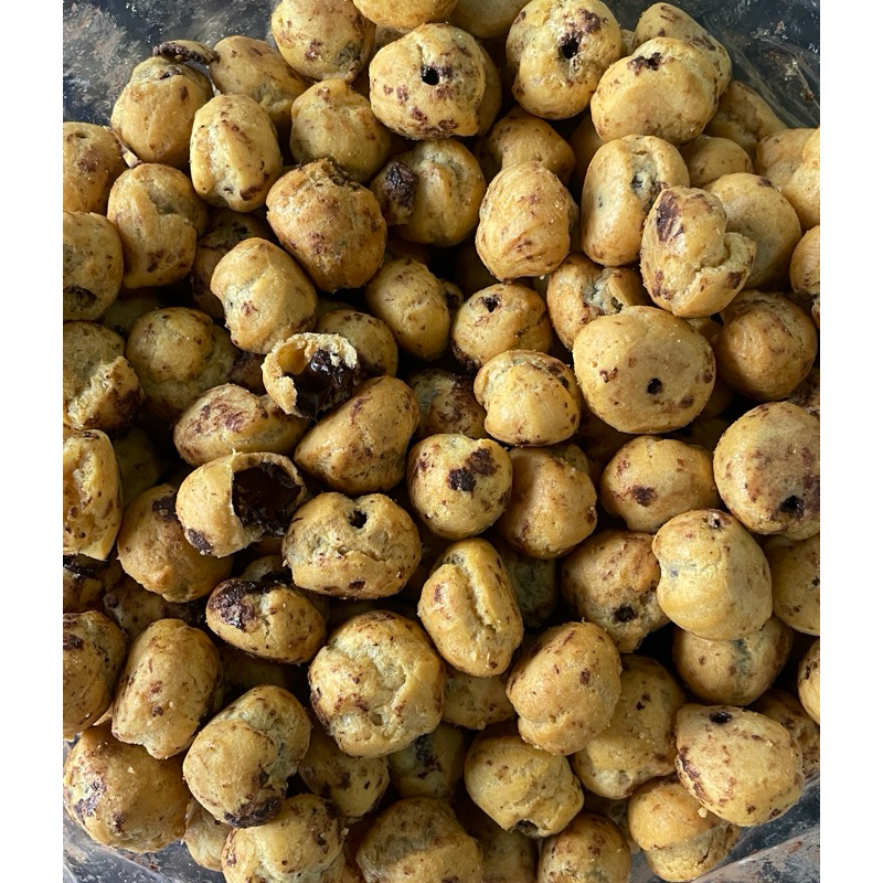 

soes coklat isian full 500 gram