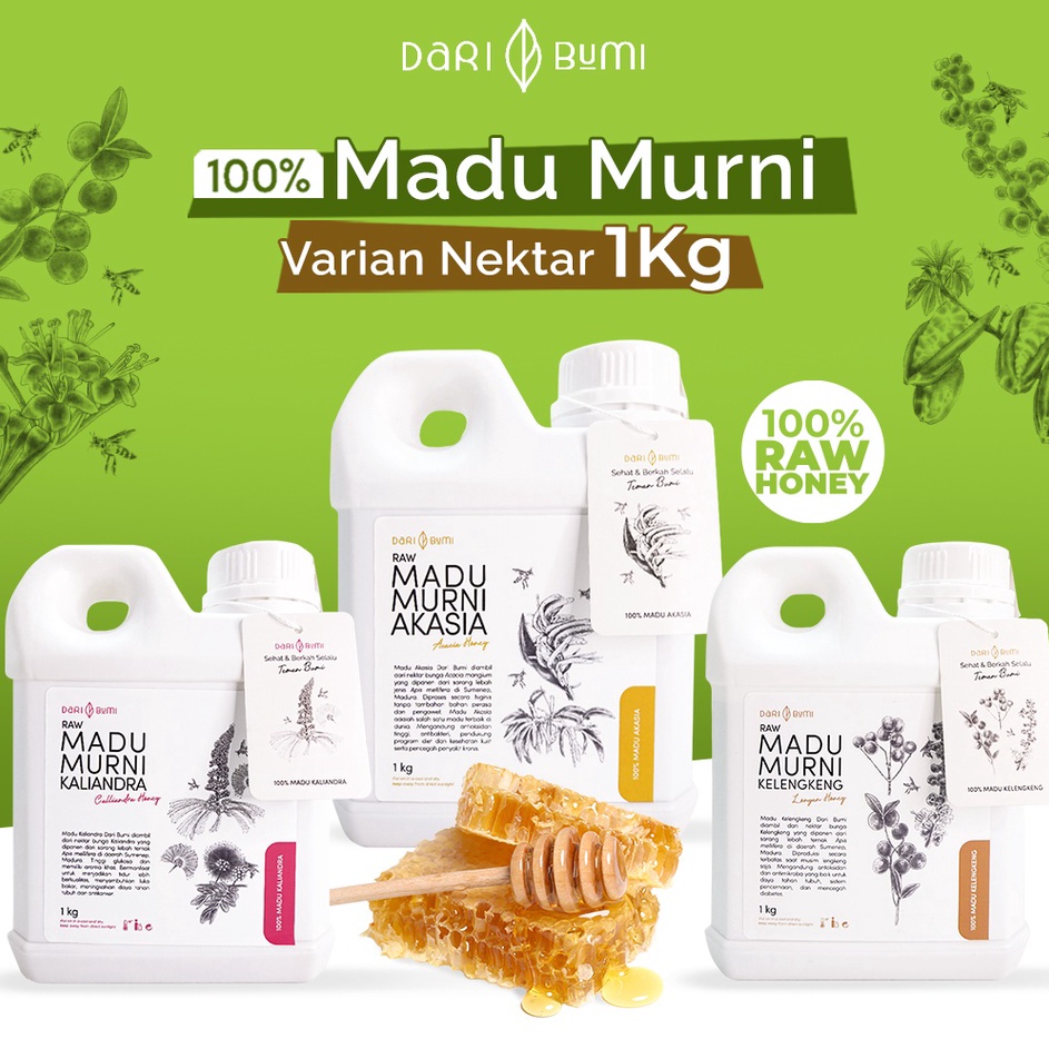

[KODE Z06GD] Dari Bumi Madu Murni 1kg Varian Raw Honey Asli