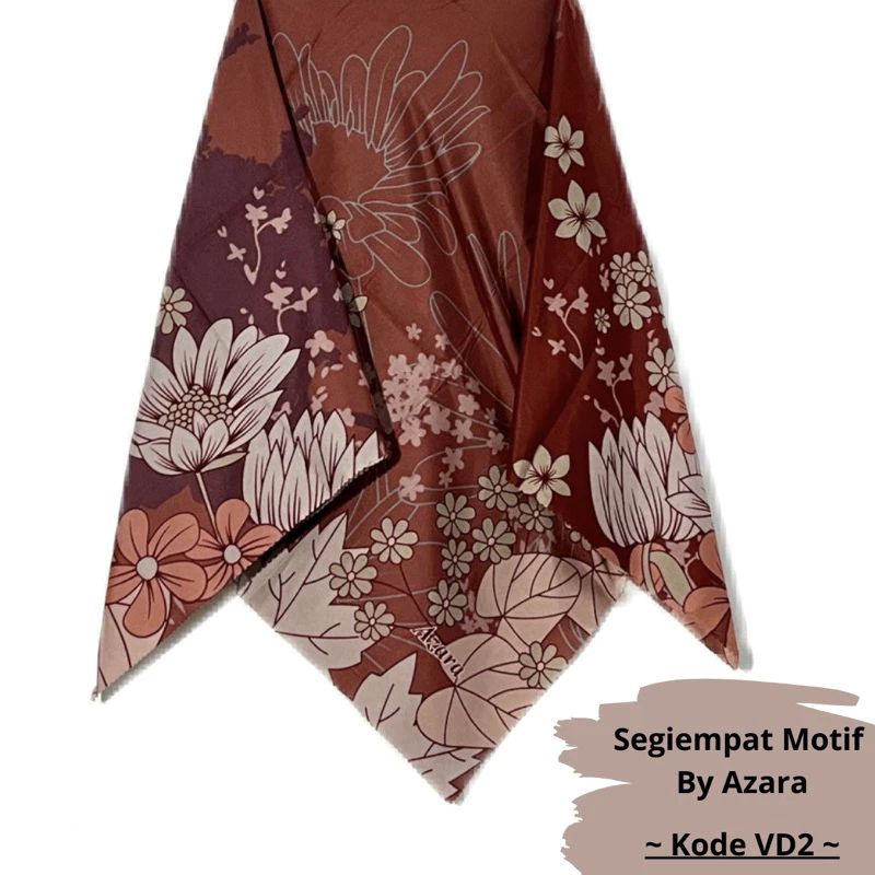 Kerudung Jilbab Hijab Segiempat Voal Motif Lasercut Azara Umama Oskara Scrafs Buttons Scraves