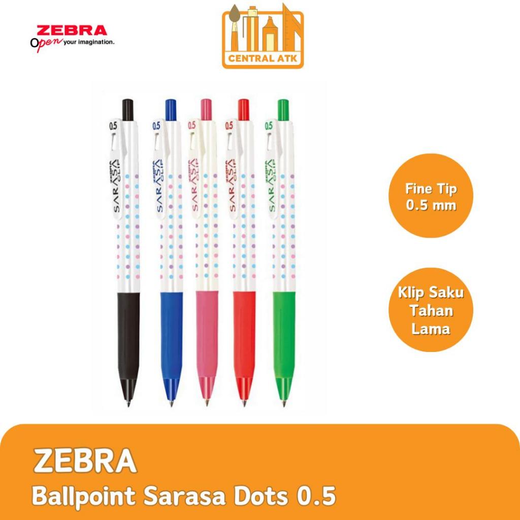 

BALLPOINT / BOLPEN / PULPEN ZEBRA SARASA 0.5 DOTS