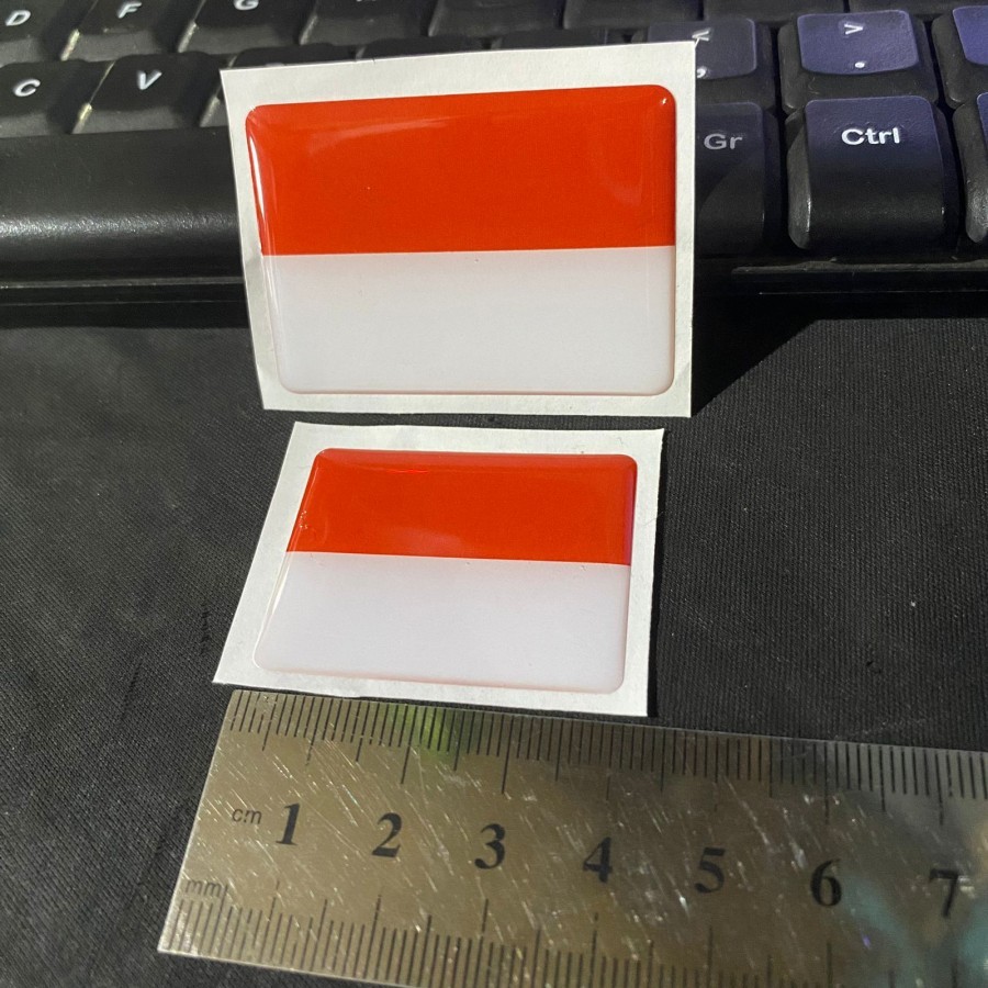 

Sticker Resin Timbul Merah Putih Stiker Lentur 3D Bendera Indonesia