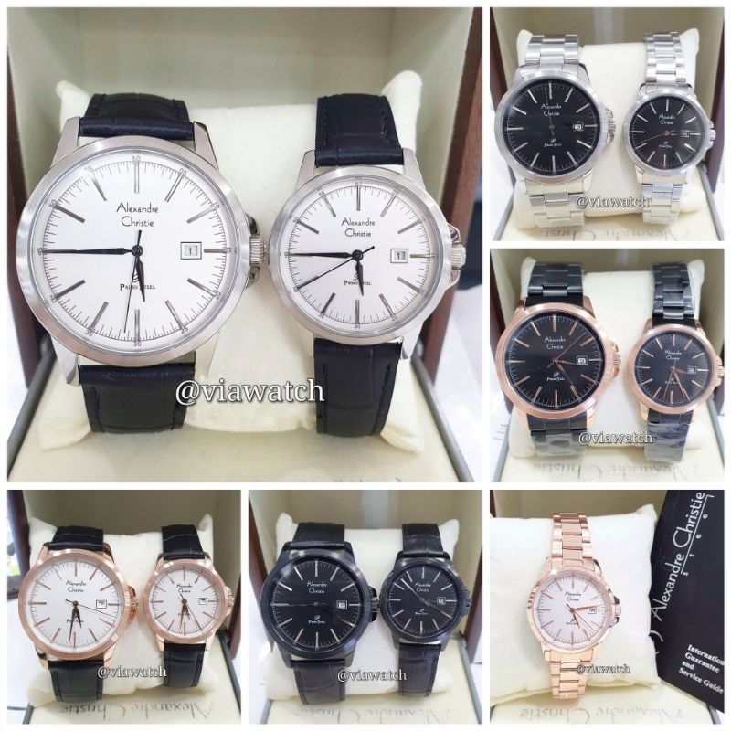 Jam Tangan Couple Pria Wanita Alexandre Christie Ac1008 Alexandre Christie Ac 1008