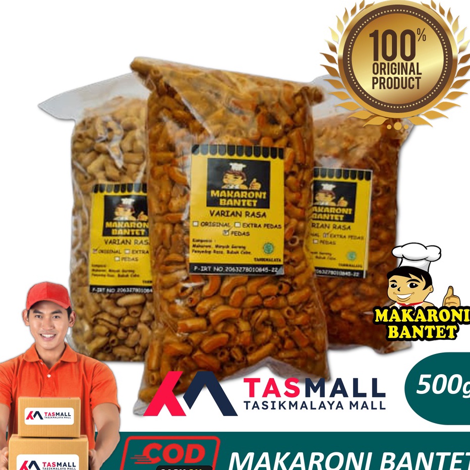 

[KODE PRODUK BRALG7193] MAKARONI BANTET KILOAN Oleh-Oleh Khas Tasikmalaya kemasan 500gr