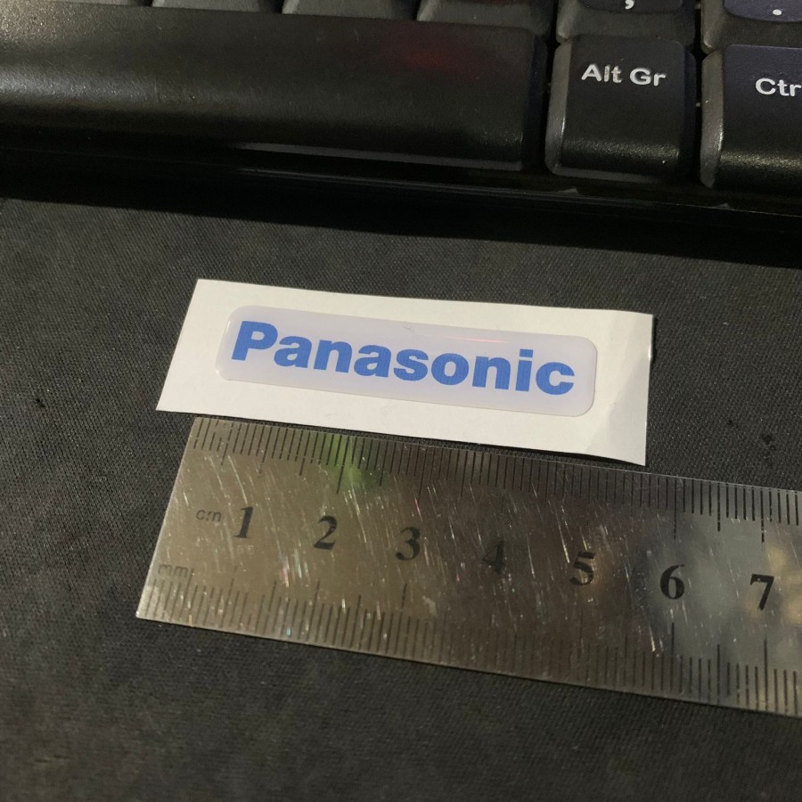 

Sticker Timbul Resin Panasonic Stiker Lycal 3D Logo Kecil Satuan