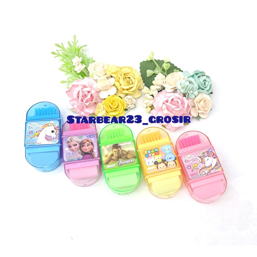 

Penghapus sikat 3 in 1 aneka karakter (LKL 22)