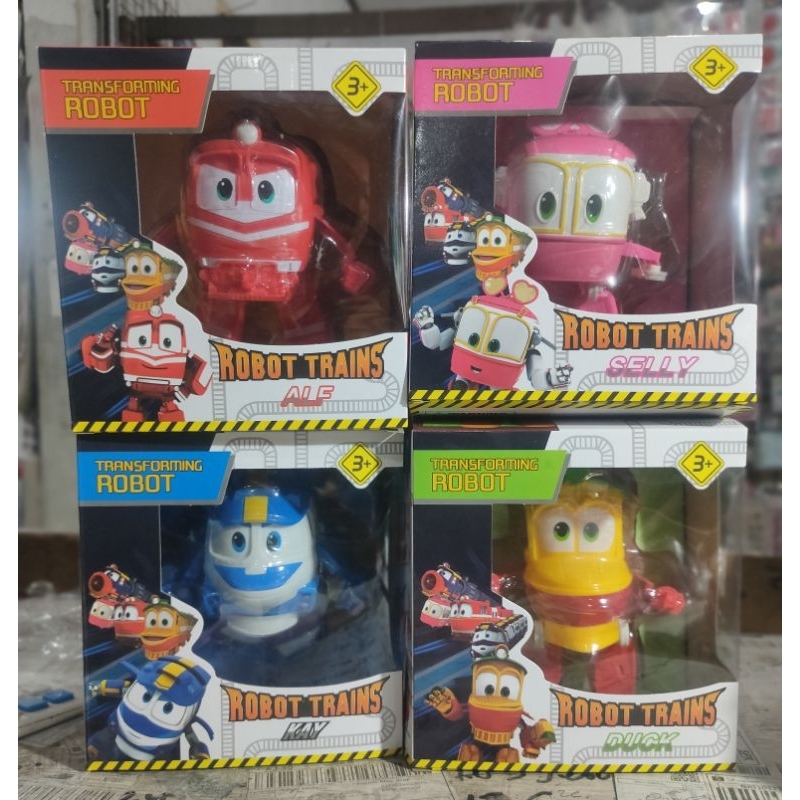 Trains Robot Set 4pc Cuci gudang