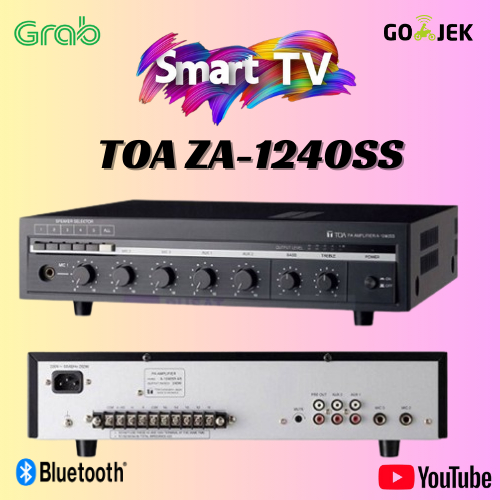 AMPLIFIER TOA ZA-1240SS / ZA1240SS / ZA 1240 SS 240 WATT 5 ZONE SELECTOR AMPLIFIER AUDIO RESMI TOA
