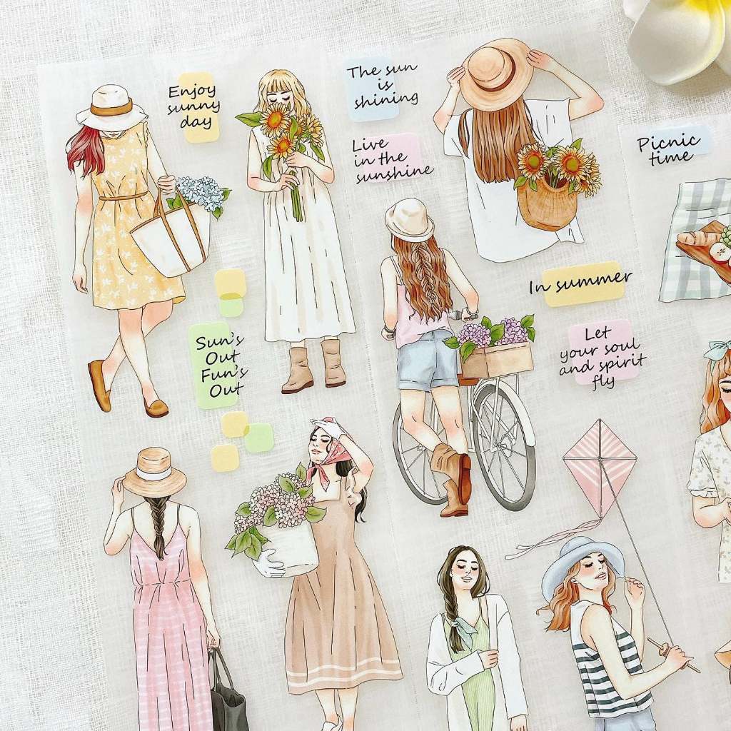 

Windry Ramadhina x 63penhouse Sunny Day PET Tape Sticker // Dimino