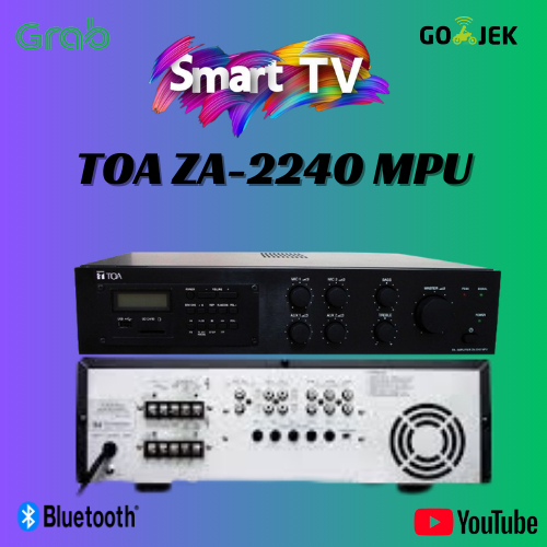 AMPLIFIER TOA ZA-2240 MPU / ZA 2240 MPU / ZA 2240MPU POWER MIXER AMPLIFIER MP3 PLAYER RESMI TOA
