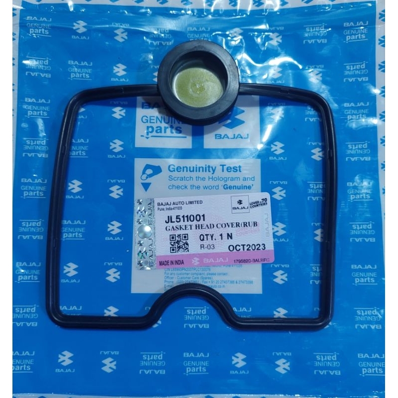 PAKING HEAD COVER PULSAR 200NS KARET GASKET CYLINDER HEAD COVER PULSAR NS200