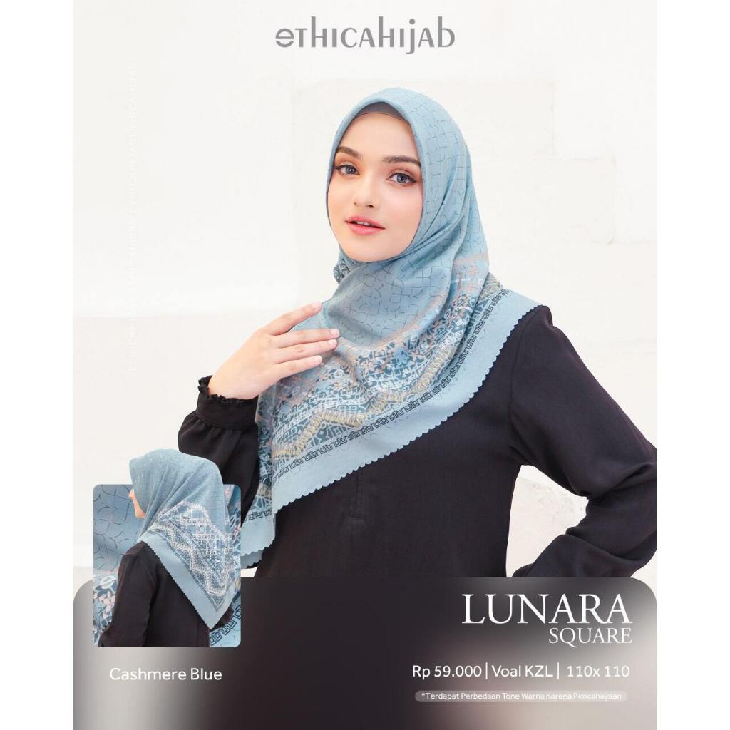 HIJAB ETHICA VOAL MOTIF LUNARA
