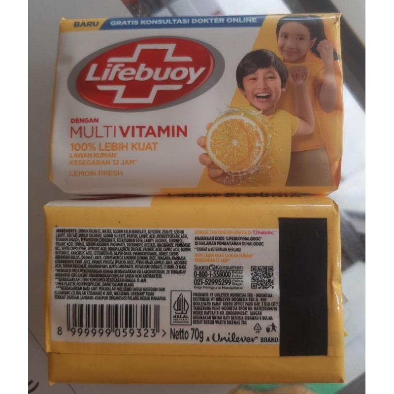 Lifebuoy Sabun Batang 70gr