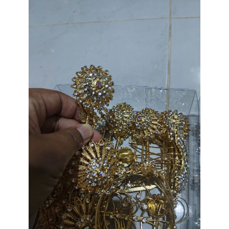 Set aksesoris komplit pengantin Solo putri mentul Trap