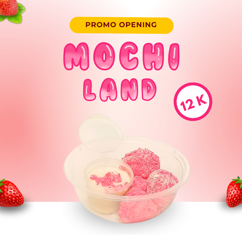 

Diskon Promo Opening Mochi Bites Rasa Strawberry