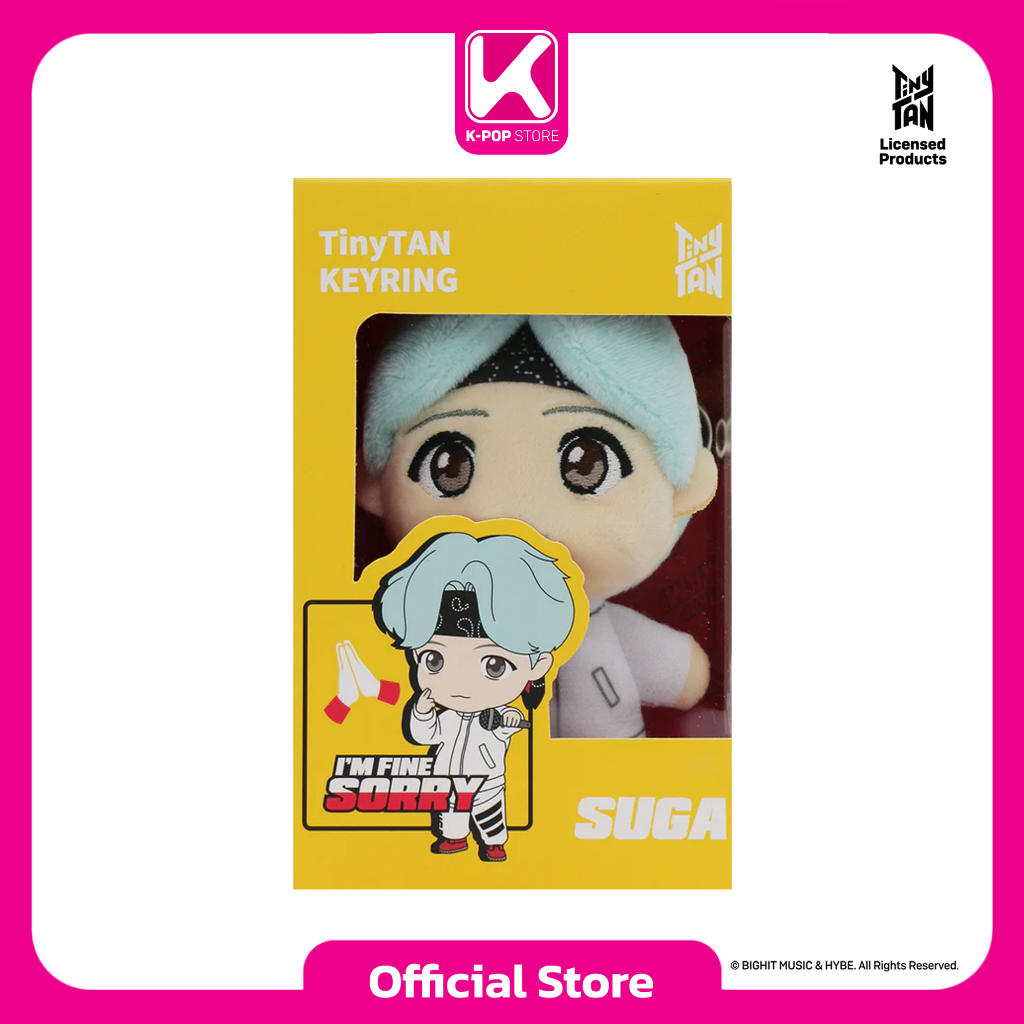BTS Mic Drop Keyring Doll TinyTan Ofiicial - Suga