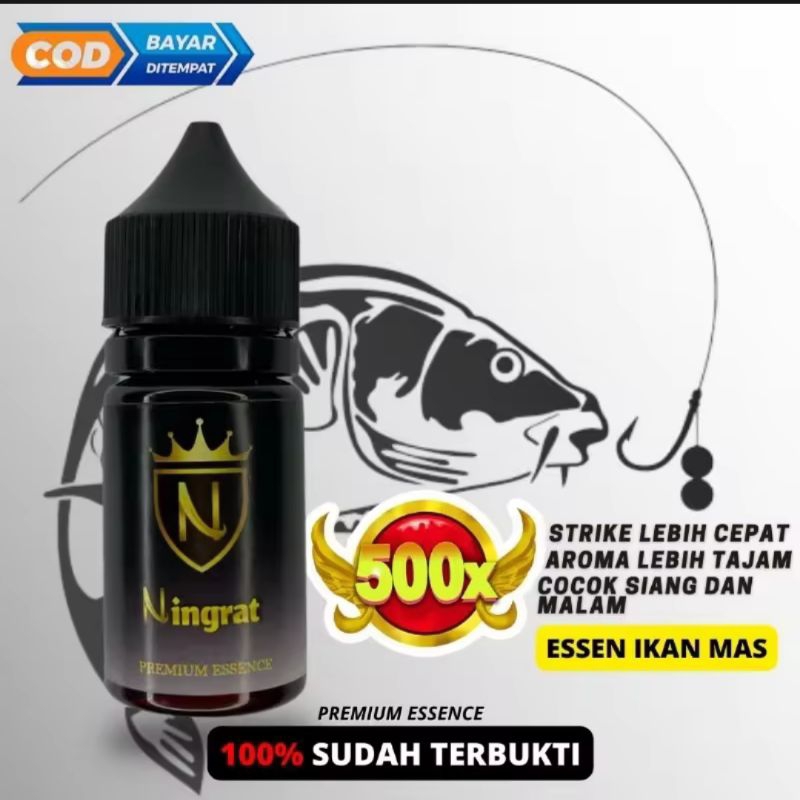 Essen ikan mas NINGRAT 30ml essen ikan mas terbaik paling ampuh induk dan rame 3ML