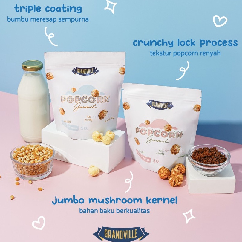 

Grosir Grandville Popcorn Gourmet / Crunchy Popcorn
