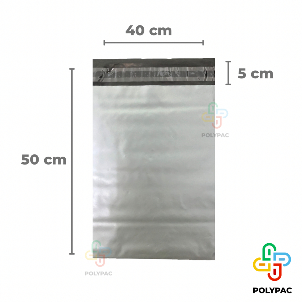 

IK6 Plastik Polymailer SILVER [40x50] isi 50 pcs - Plastik Packing Lem