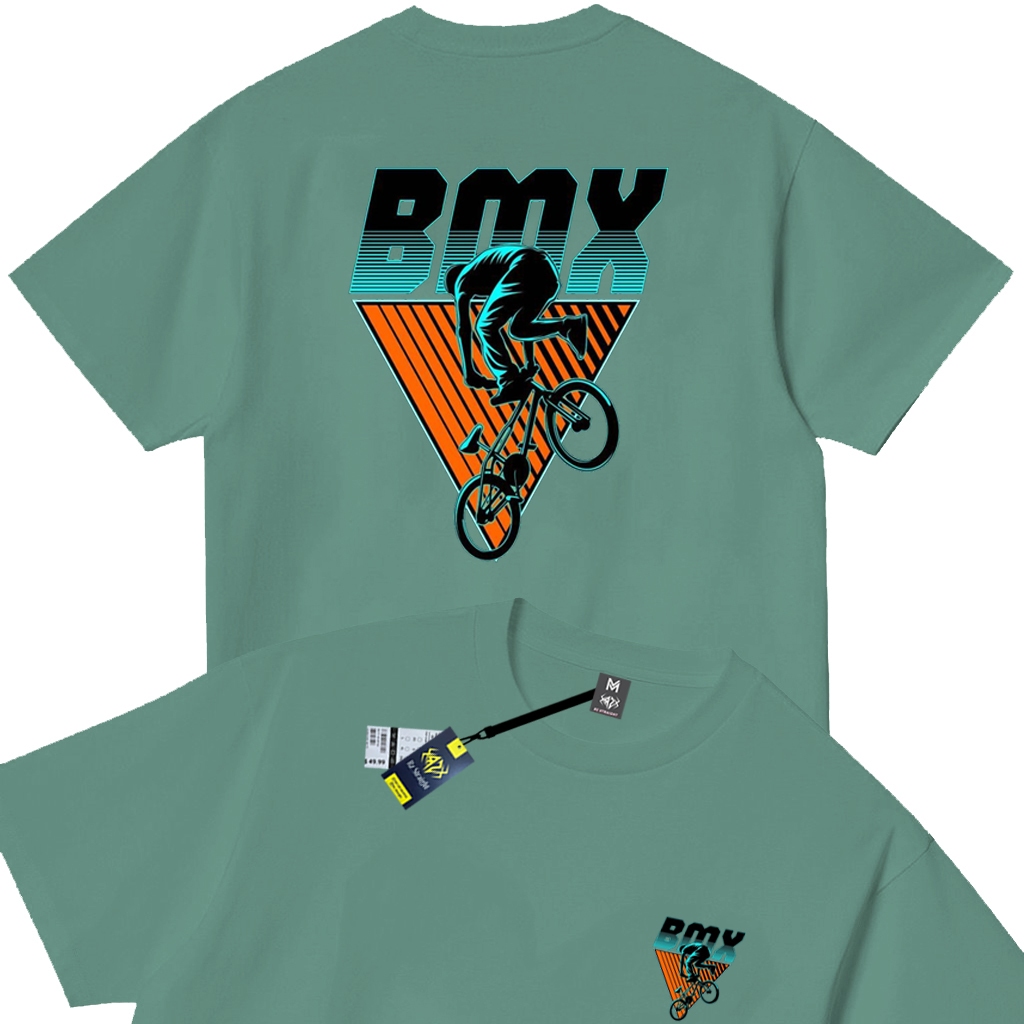 Rz Straight Kaos Distro Bmx Debe Lengan Pendek Print Quality Baju Pria & Wanita Unisex