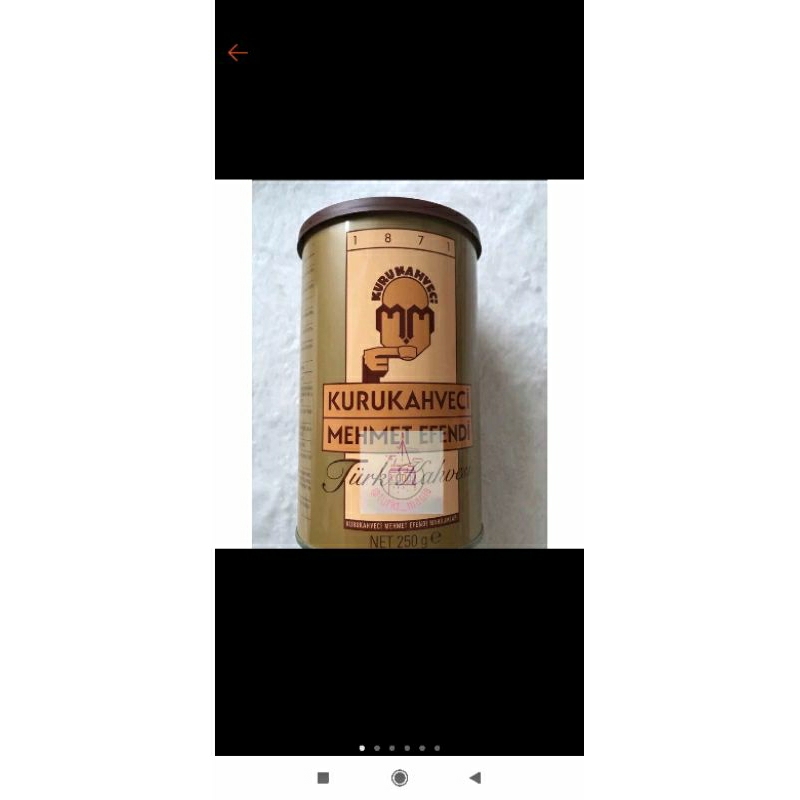 

kopi turki Mehmet effendi 250gram