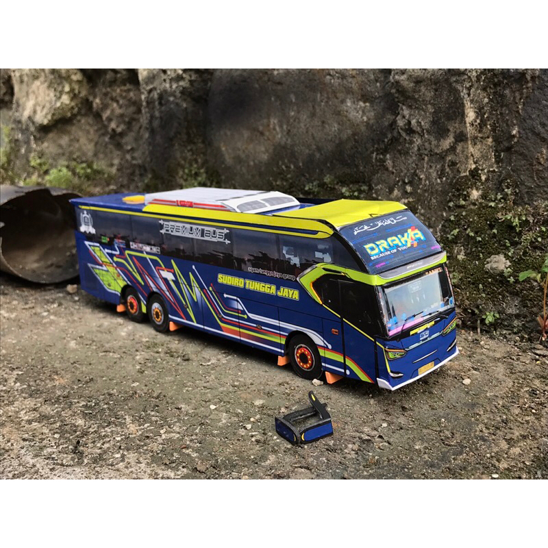 papercraft bus STJ draka skala 50 || riz_paperbus