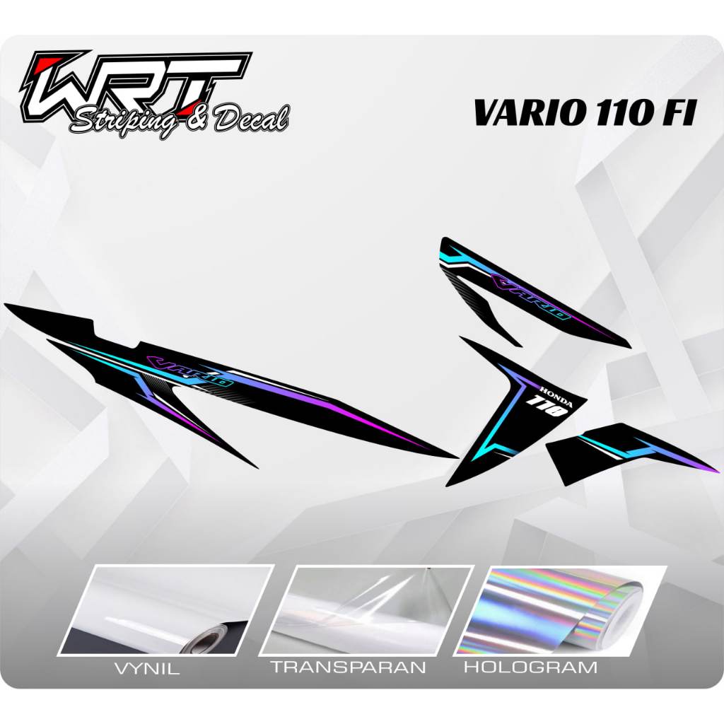 Striping Vario 110 Fi-Stiker Vario 110 FI Rainbow