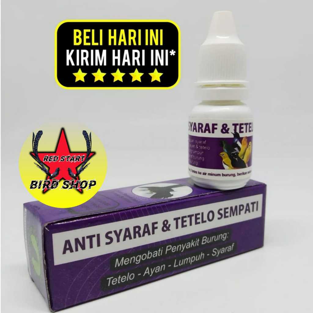 OBAT BURUNG SAKIT TETELO SEMPATI ANTI SARAF AYAN LUMPUH