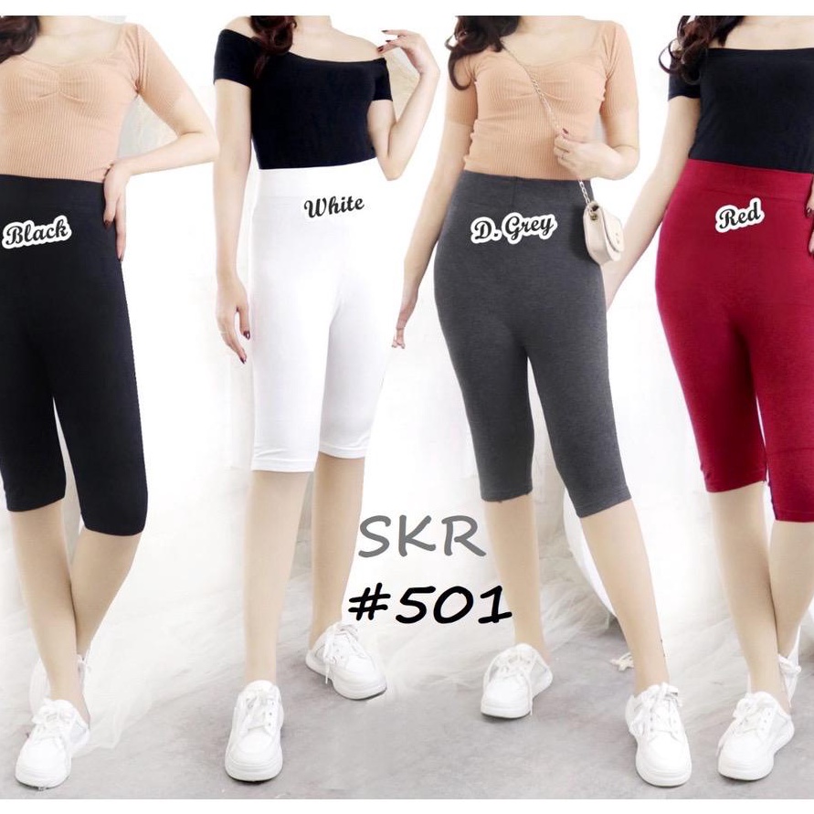 Kode VUR535 LEGGING PENDEK SELUTUT / LEGGING IMPORT WANITA