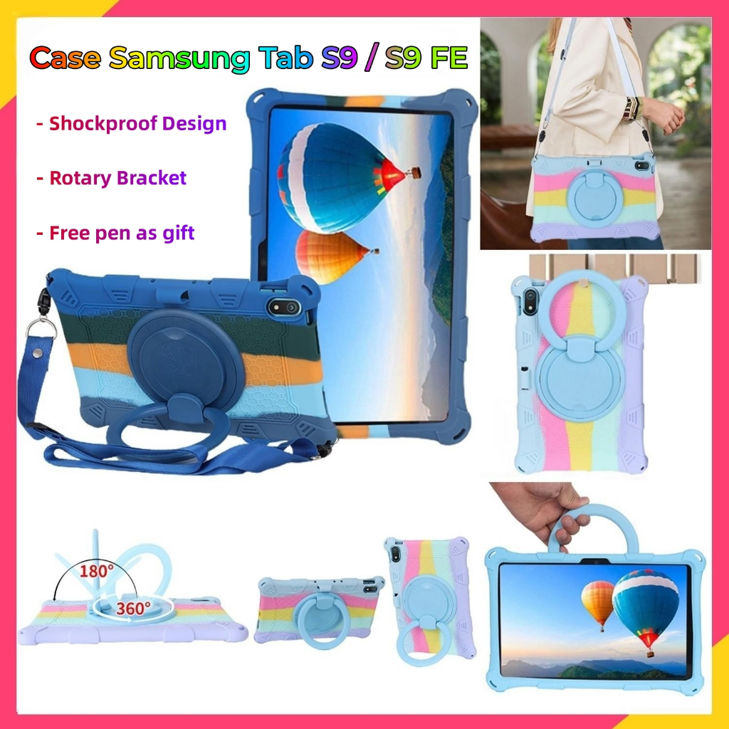 【Ready Stock in Jakarta】case tab s9 case samsung tab s9 shockproof case tab s9 fe case samsung tab s