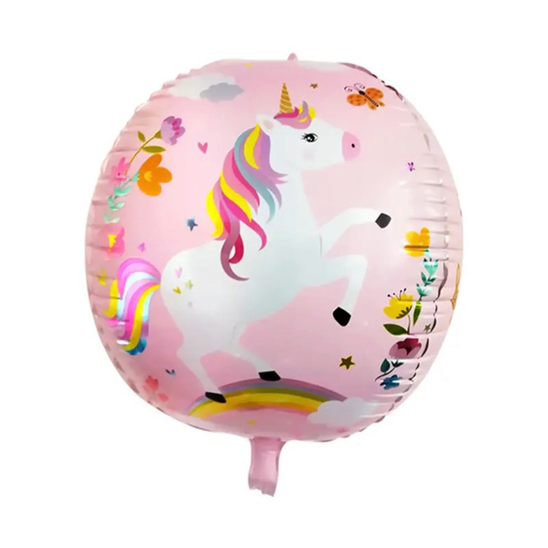 BALON 4D UNICORN PINK