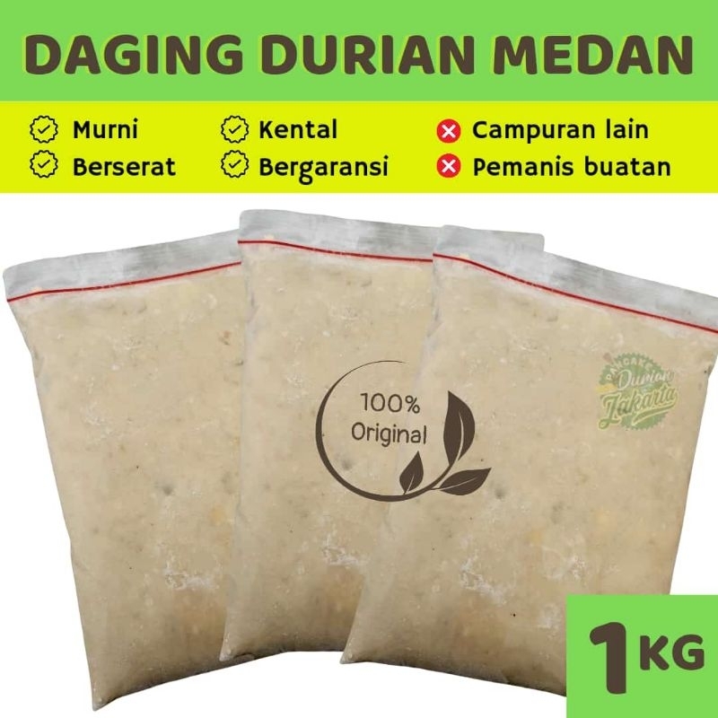 

Daging Durian frozen 1KG