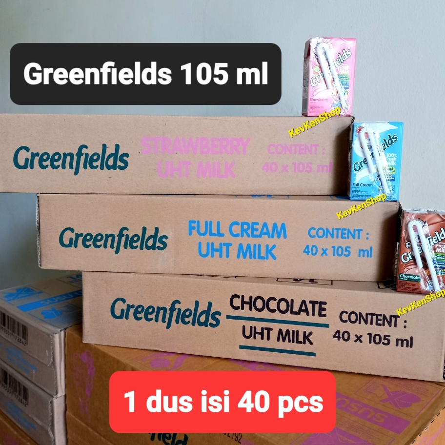 

Terbatas GREENFIELDS UHT Susu 105 ml GREEN FIELDS 105ml Harga per Dus isi 40 pcs