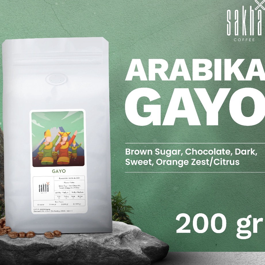 

Grosir Biji Kopi Bubuk Arabika Gayo Aceh Sumatra Arabica Coffee Beans Single Origin Grade 1 Coffe Roast Bean Espresso Dan Manual Brew Roaster 200 Gram Sakha Roastery