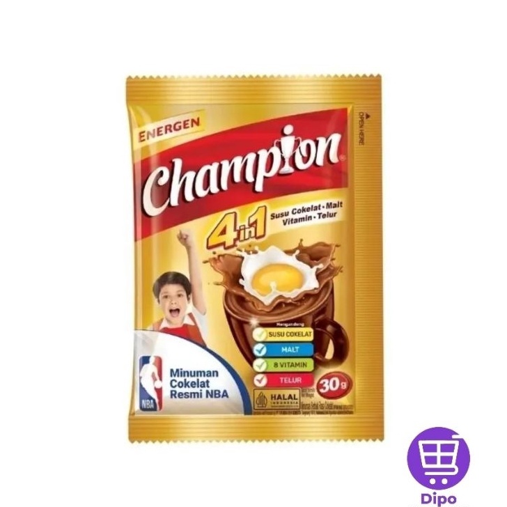 

Bayar Di Tempat CHAMPION Susu Cokelat Renceng isi 10 sachet