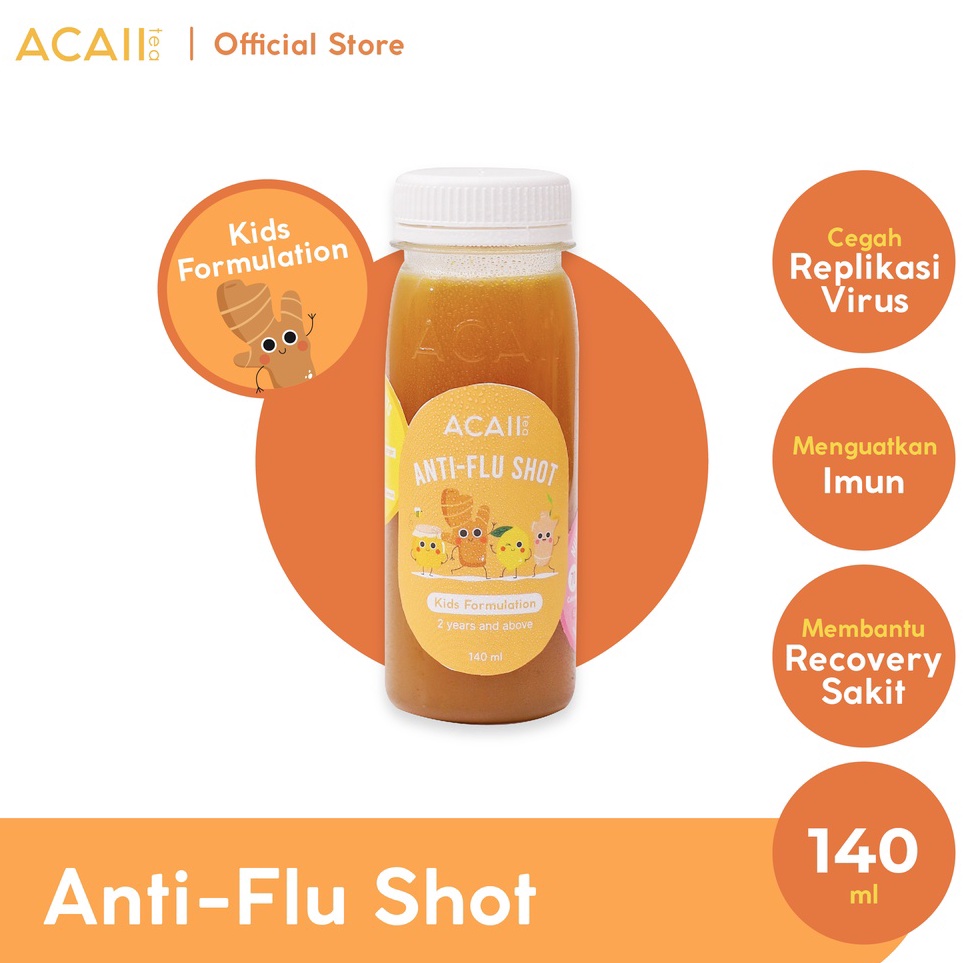 

Bayar Di Tempat Acaii Tea Kids Anti-Flu Shot 140ml