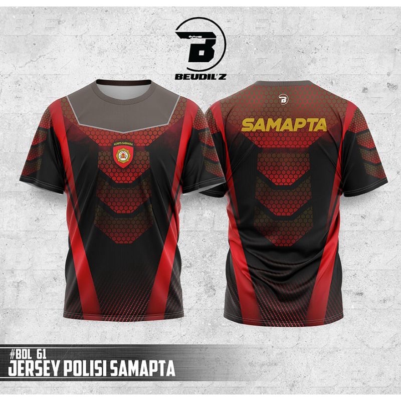 Jersey/kaos Daleman polisi Brimob original/jersey SAMAPTA/SABHARA POLRI