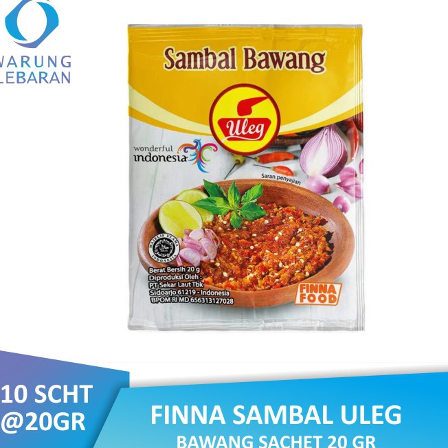 

Laris [PL13] Finna Sambal Uleg Bawang Sachet (10 x 20gr)