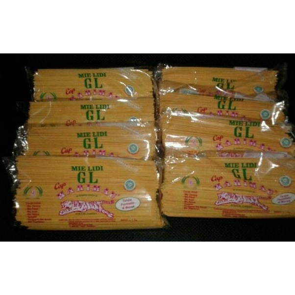 

Stok Banyak Mie Lidi Medan / Mie Gombak GL cap Harimau 1 kg