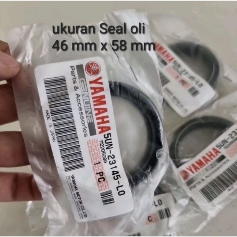 Seal oli shock depan usd Yamaha YZ 125  250  WRF WR 250  as 46 mm x 58 mm model double per original 
