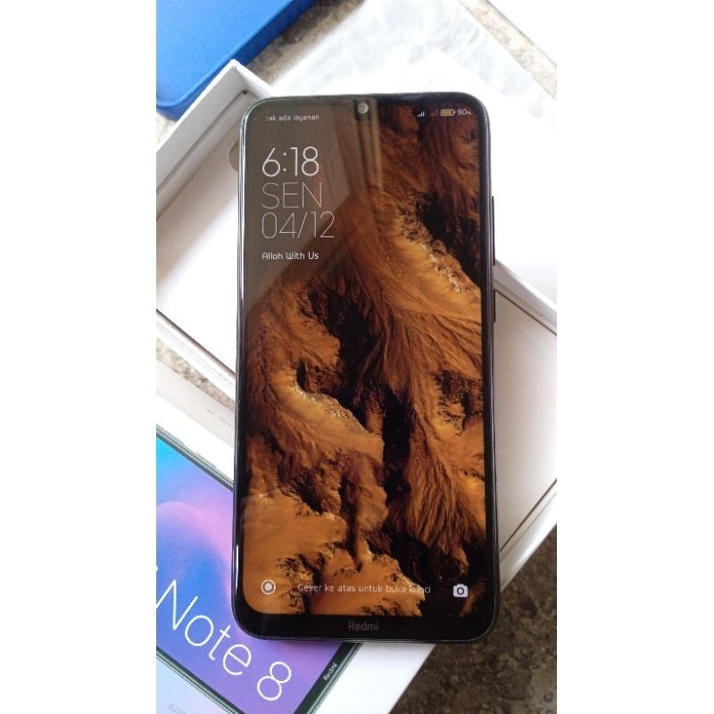 second Produk Xiomi note 8 full sett