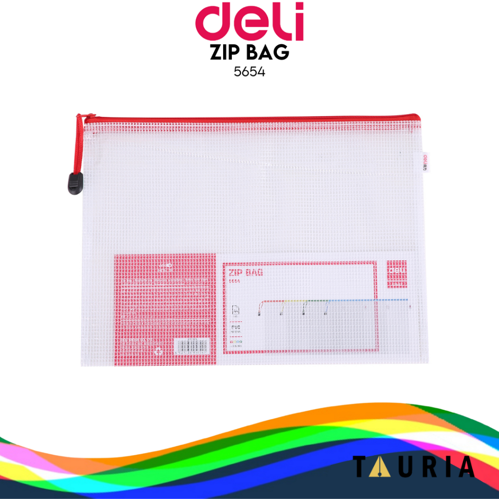 

Map Zipper - Zipper Pocket - Tempat Dokumen Plastik Sleting Deli 5654