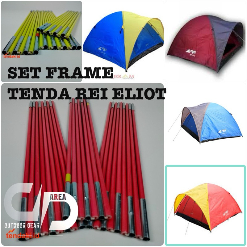 rangka tenda rei eliot 4 p bingkai tenda fiber frame tenda