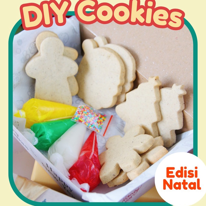 

CHRISTMAS DIY COOKIES | Hias Cookies Sendiri | Mainan Natal Xmas eeo