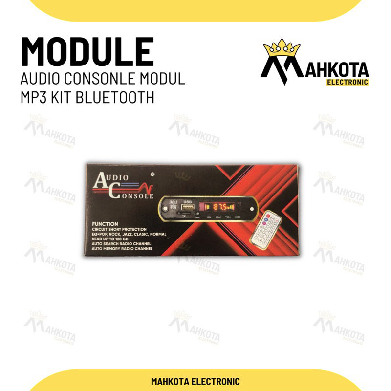 MODUL KIT MP3 BLUETOOTH USB FM RADIO AUDIO CONSOLE