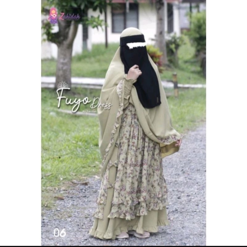 gamis fuyo zahidah preloved