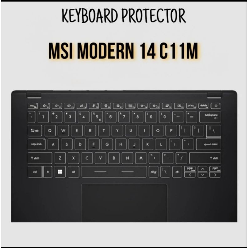 Keyboard protector MSI Modern 14 C11M C5M