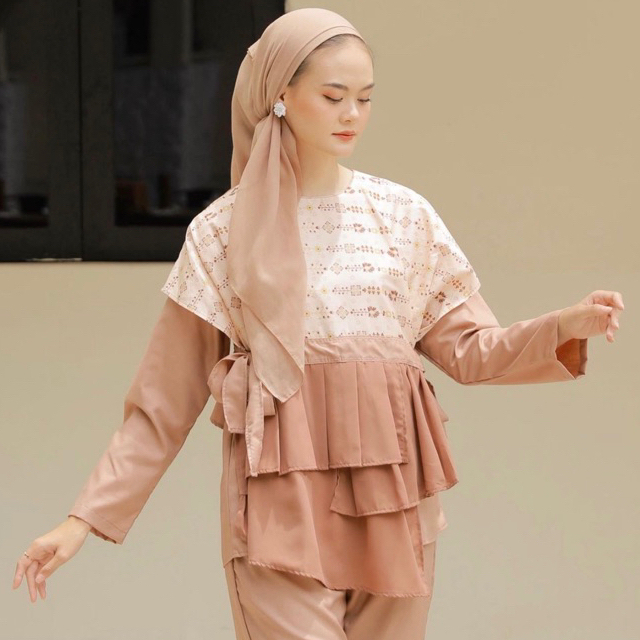 Jihan Raya Mocca Pakaian Wanita By Dya_id - Brick Series